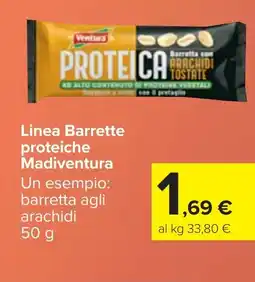 Carrefour Market Linea Barrette proteiche Madiventura offerta