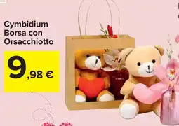 Carrefour Market Cymbidium Borsa con Orsacchiotto offerta