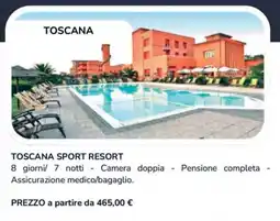 Carrefour Market Toscana sport resort offerta