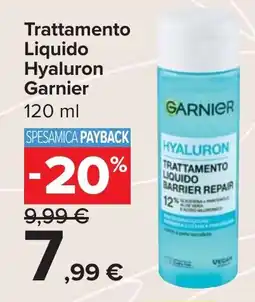 Carrefour Market Trattamento Liquido Hyaluron Garnier offerta