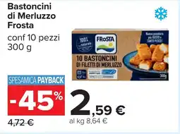 Carrefour Bastoncini di Merluzzo Frosta offerta