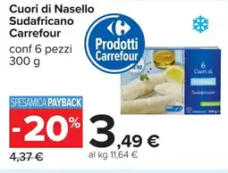 Carrefour Cuori di Nasello Sudafricano Carrefour offerta