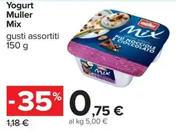 Carrefour Yogurt Muller Mix offerta