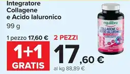 Carrefour Integratore Collagene e Acido laluronico offerta