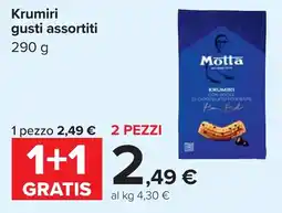 Carrefour Krumiri gusti assortiti offerta