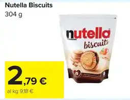 Carrefour Nutella Biscuits offerta