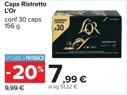 Carrefour Caps Ristretto L'Or offerta