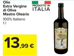Carrefour Olio Extra Vergine di Oliva Mastro Oleario offerta