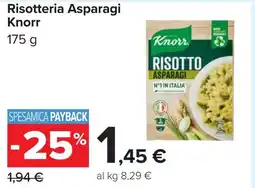 Carrefour Risotteria Asparagi Knorr offerta