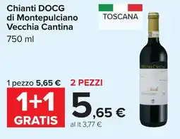 Carrefour Chianti DOCG di Montepulciano Vecchia Cantina offerta