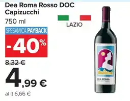 Carrefour Dea Roma Rosso DOC Capizucchi offerta