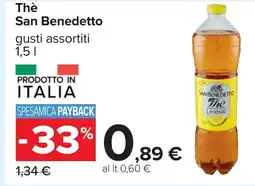 Carrefour Thè San Benedetto offerta