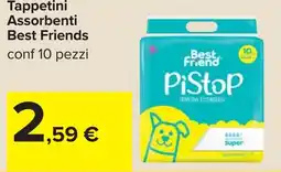 Carrefour Tappetini Assorbenti Best Friends offerta