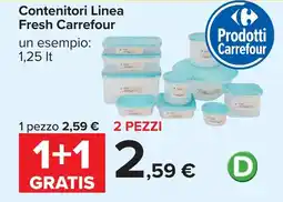 Carrefour Contenitori Linea Fresh Carrefour offerta