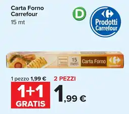 Carrefour Carta Forno Carrefour offerta
