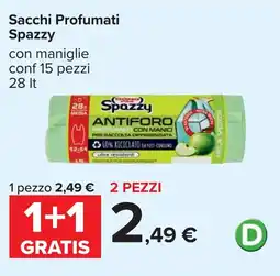 Carrefour Sacchi Profumati Spazzy offerta