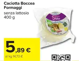 Carrefour Caciotta Boccea Formaggi offerta