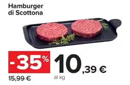 Carrefour Hamburger di Scottona offerta