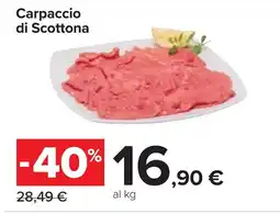 Carrefour Carpaccio di Scottona offerta