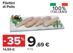 Carrefour Filettini di Pollo offerta