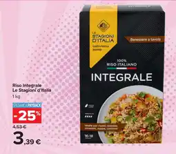 Carrefour Riso Integrale Le Stagioni d'Italia offerta