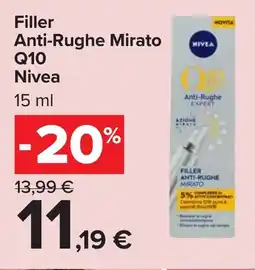 Carrefour Filler Anti-Rughe Mirato Q10 Nivea offerta