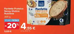 Carrefour Panfette Proteico Senza Glutine Nutrifree offerta