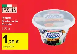 Carrefour Ricotta Santa Lucia Protein offerta