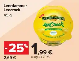 Carrefour Leerdammer Leecrock offerta