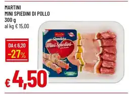 Famila MARTINI MINI SPIEDINI DI POLLO offerta