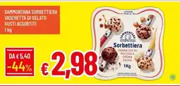 Famila SAMMONTANA SORBETTIERA VASCHETTA DI GELATO GUSTI ASSORTITI offerta