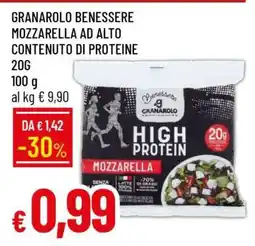 Famila GRANAROLO BENESSERE MOZZARELLA AD ALTO CONTENUTO DI PROTEINE offerta