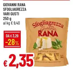 Famila GIOVANNI RANA SFOGLIAGREZZA VARI GUSTI offerta