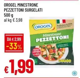 Famila OROGEL MINESTRONE PEZZETTONI SURGELATI offerta