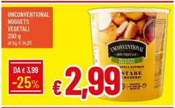 Famila Unconventional Nuggets vegetali offerta
