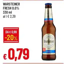 Famila WARSTEINER FRESH 0.0% offerta