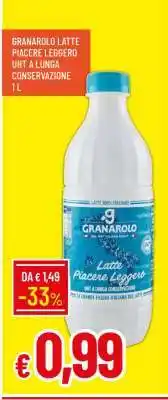 Famila GRANAROLO LATTE PIACERE LEGGERO UHT A LUNGA CONSERVAZIONE 1 L offerta