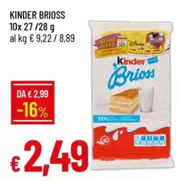 Famila Kinder Brioss offerta