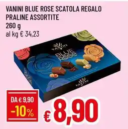 Famila VANINI BLUE ROSE SCATOLA REGALO PRALINE ASSORTITE offerta