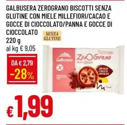 Famila Galbusera Zerograno Biscotti Senza Glutine offerta