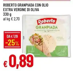 Famila ROBERTO GRANPIADA CON OLIO EXTRA VERGINE DI OLIVA offerta