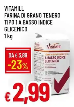 Famila VITAMILL FARINA DI GRANO TENERO TIPO 1 A BASSO INDICE GLICEMICO offerta