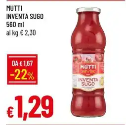 Famila MUTTI INVENTA SUGO offerta