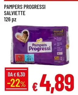 Famila PAMPERS PROGRESSI SALVIETTE offerta