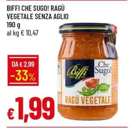 Famila BIFFI CHE SUGO! RAGÙ VEGETALE SENZA AGLIO offerta