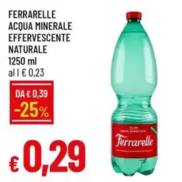 Famila Ferrarelle Acqua minerale effervescente naturale offerta