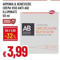 Famila ARMONIA & BENESSERE CREMA VISO ANTI AGE ILLUMINATE offerta