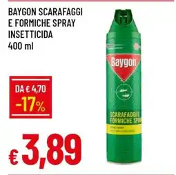 Famila BAYGON SCARAFAGGI E FORMICHE SPRAY INSETTICIDA offerta