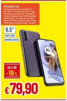 Famila MOTOROLA G31 offerta