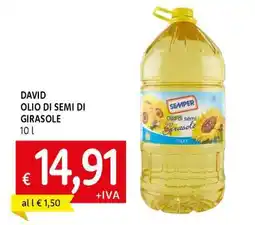 Famila DAVID OLIO DI SEMI DI GIRASOLE offerta